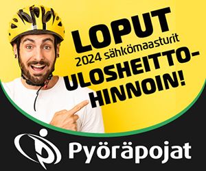 Loput 2024-malliset sähkömaasturit ULOSHEITTOHINNOIN!